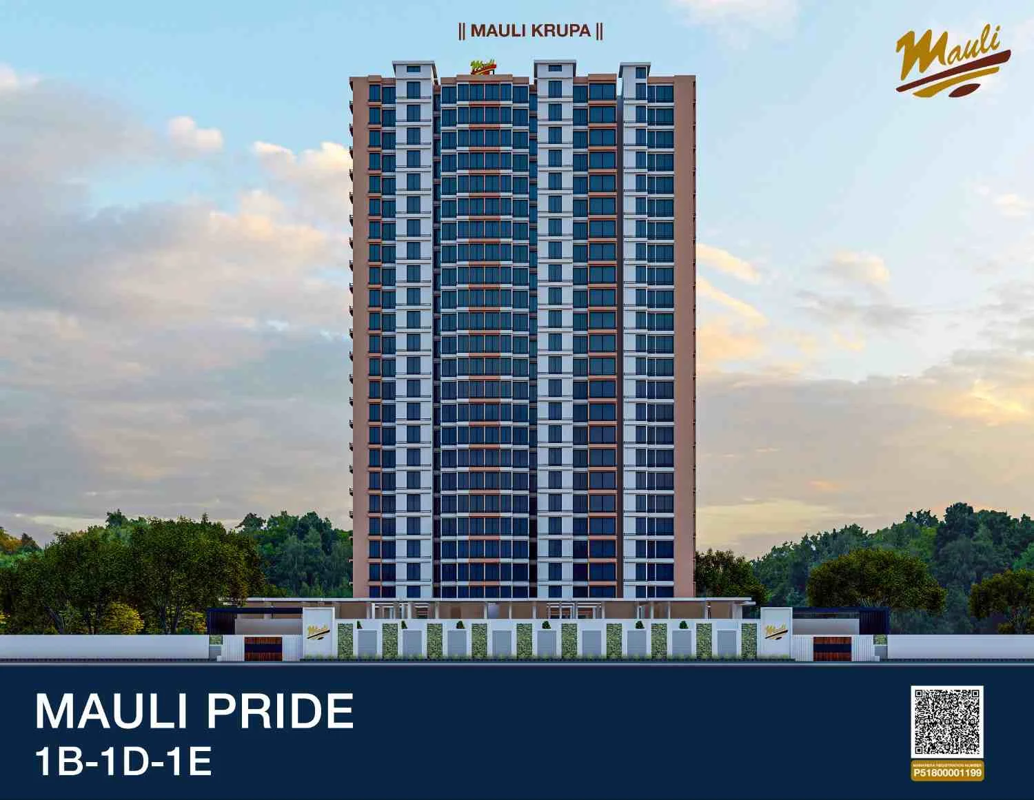 1 BHK floor plan, 275 to 534 SFT